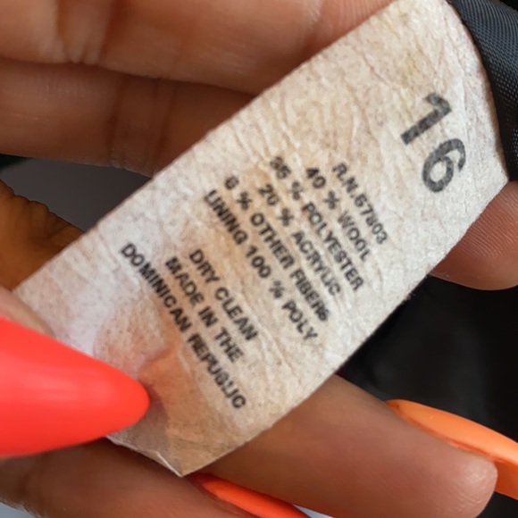 Vintage Red Tartan Zipper Closure Blazer Jacket - Picture 14 of 14